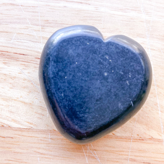 High quality Shungite crystal heart