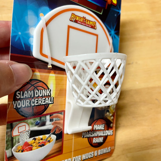 Novelty food basketball game