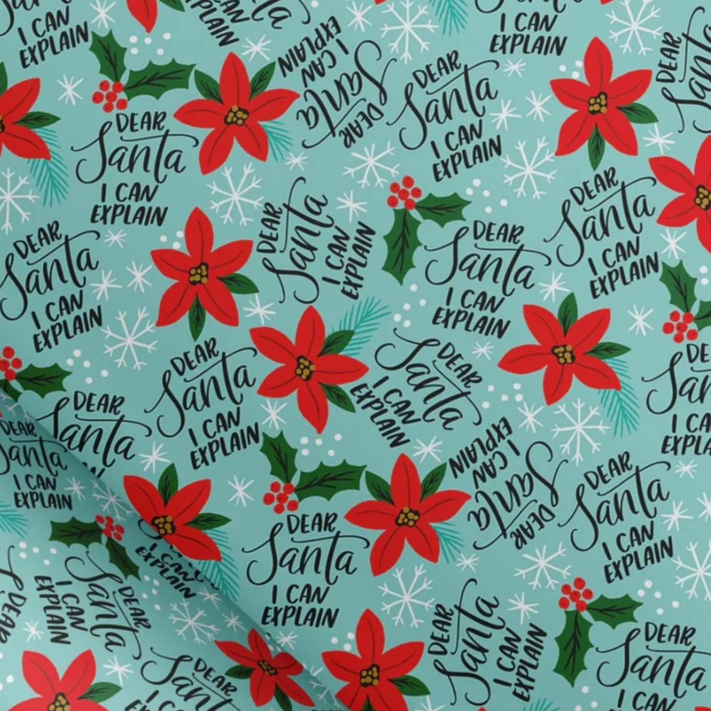 Cheeky xmas wrapping paper or gift wrapping service
