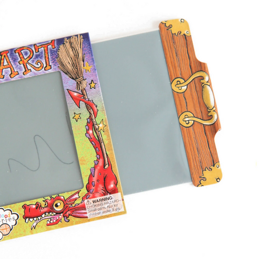 Novelty magic disappearing art board