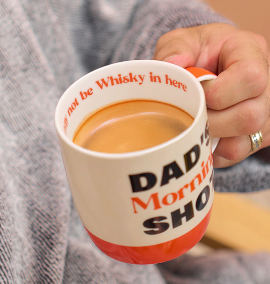 Dad's morning shot of coffee / whiskey mug
