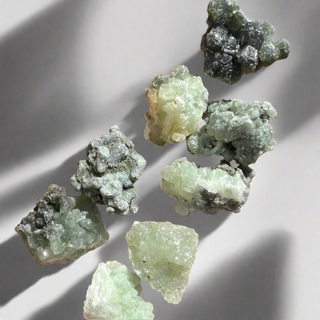Prehnite crystal cluster
