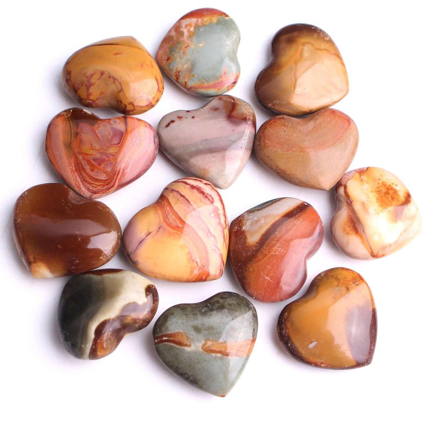 Desert jasper crystal heart Large