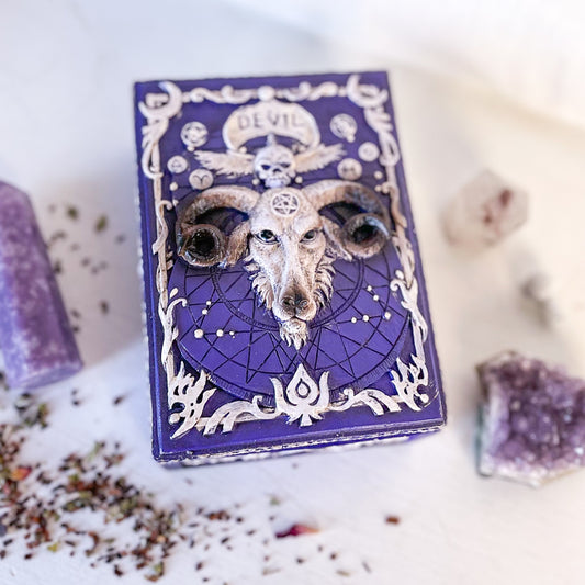 Witches occult devils storage box