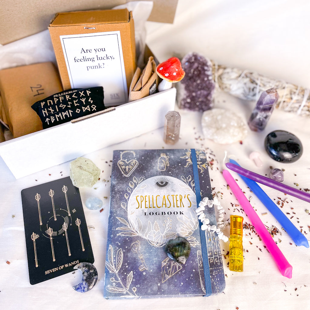 Witchy Crystal Christmas countdown / xmas advent calendar gift box - limited edition
