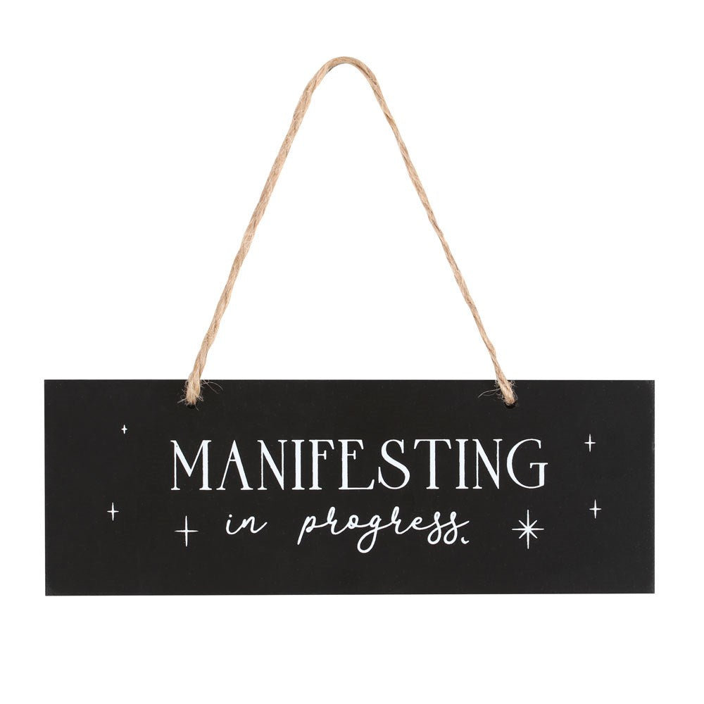 Witches manifest hanging sign