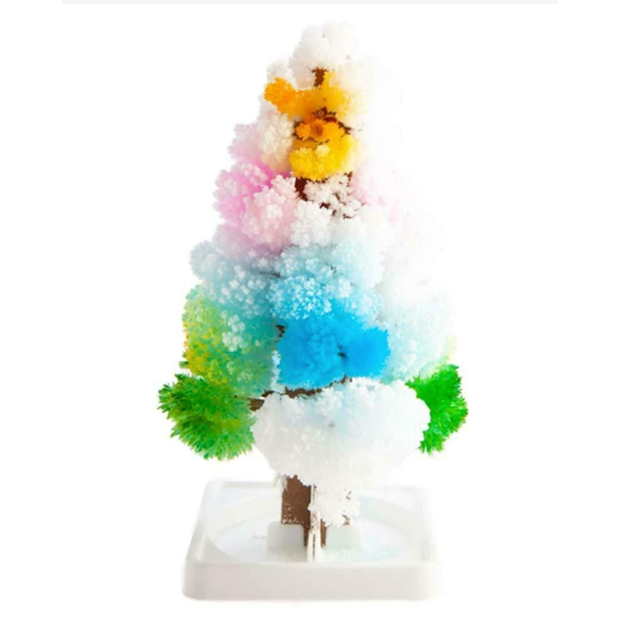Magical growing crystal tree