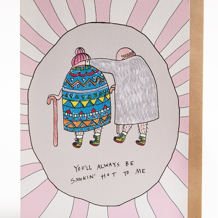 Smokin hot greeting card