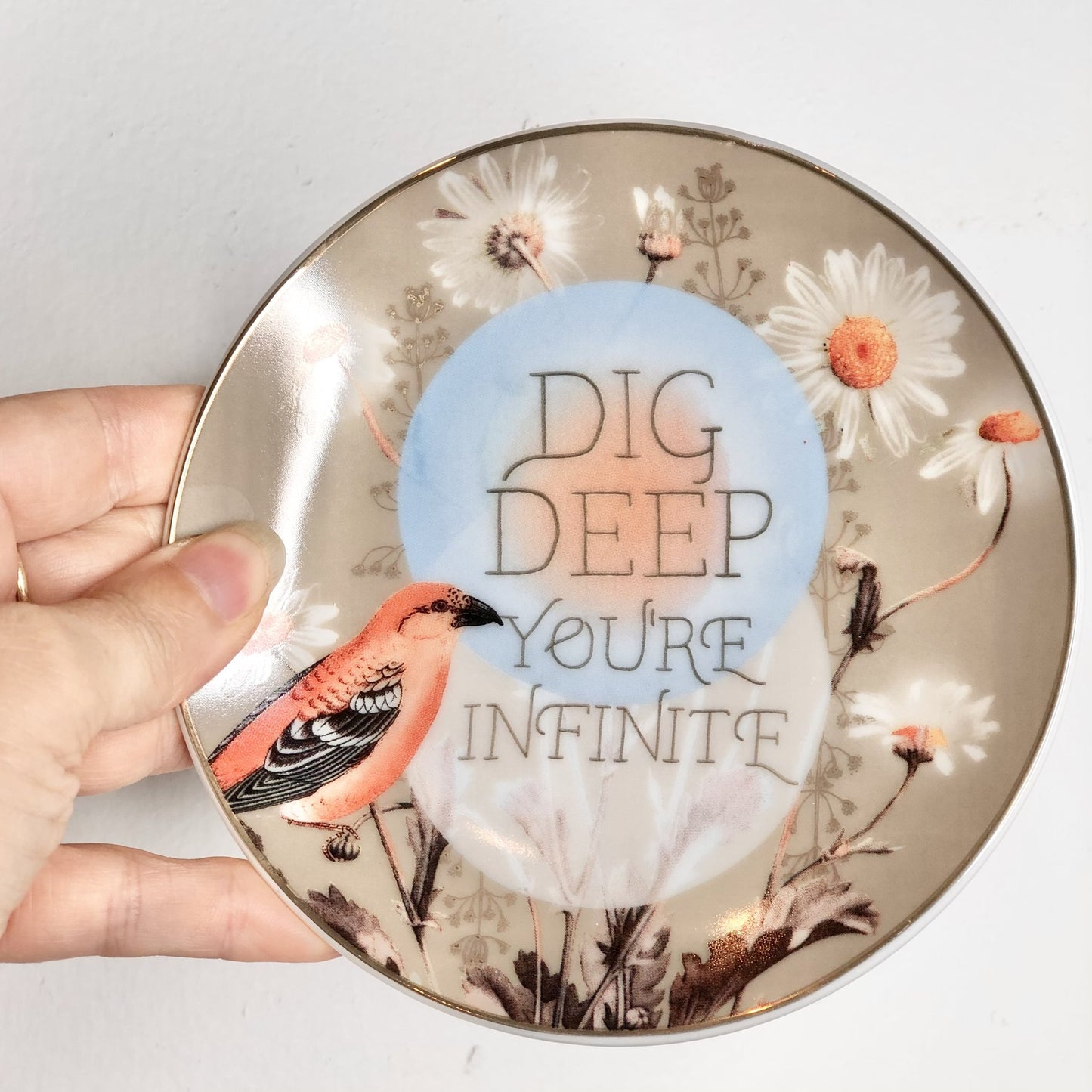 You're infinite, bird ring trinket tray