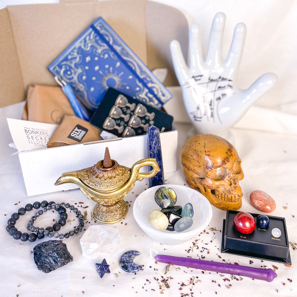 Witchy Crystal Christmas countdown / xmas advent calendar gift box - delux