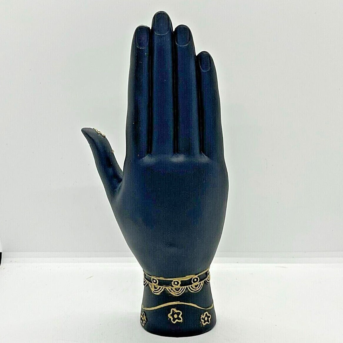 Sun moon zodiac palm hand statue