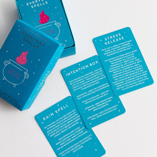 Witchy Spells and rituals card set