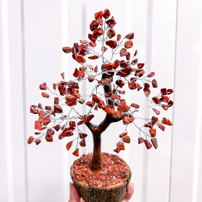 Large Red Jasper Crystal Tree