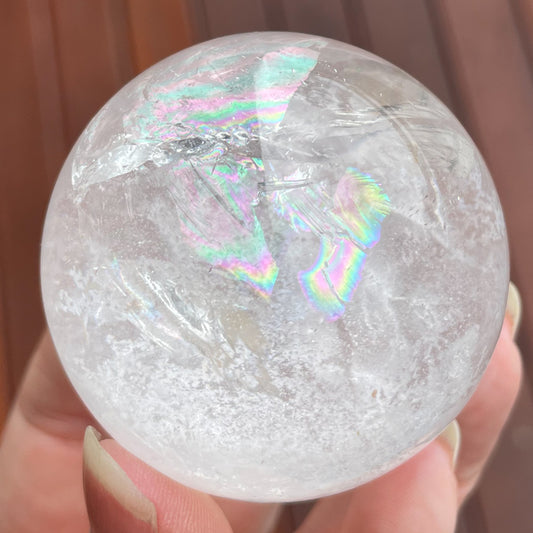 Clear Quartz polished sphere crystal ball