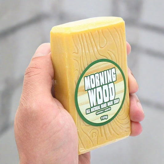 Cheeky morning wood soap