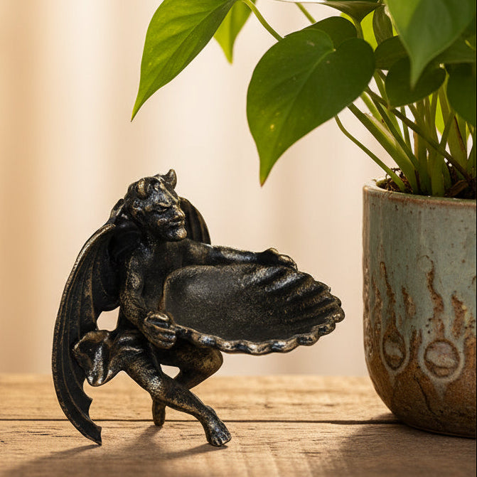 Cheeky devil trinket dish / wall hanging