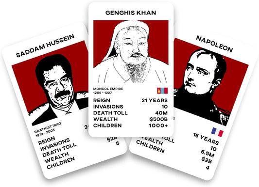 Dictators novelty card game
