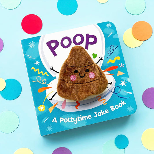 Poop finger puppet novelty book