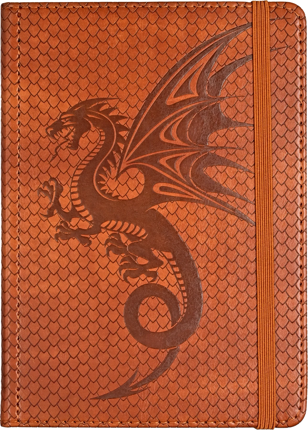 Mystical dragon faux leather journal