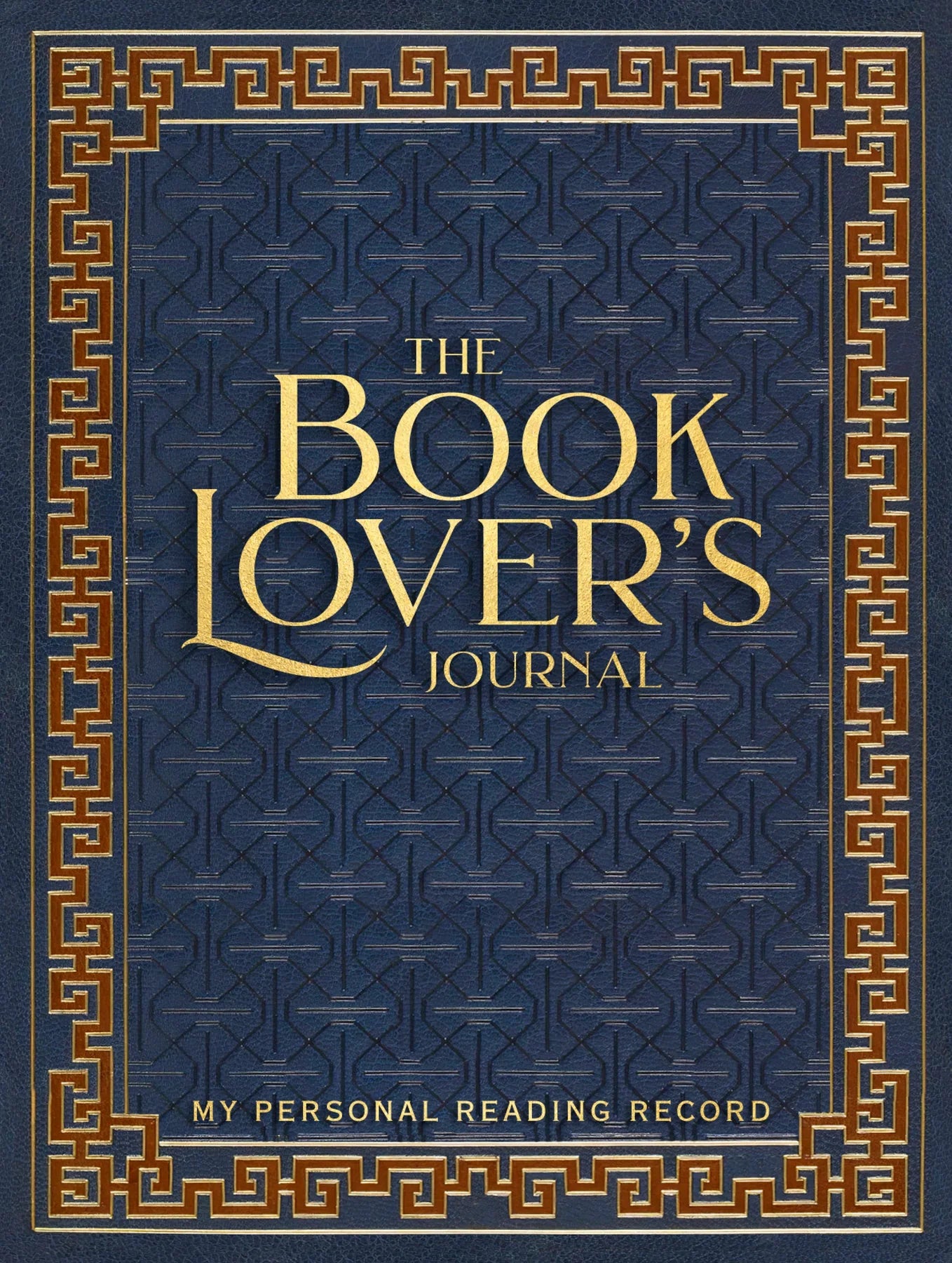 Book lovers record leather journal