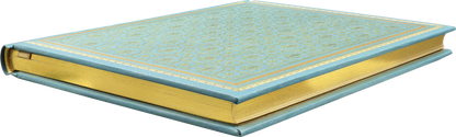 Fleurs de lis faux leather journal