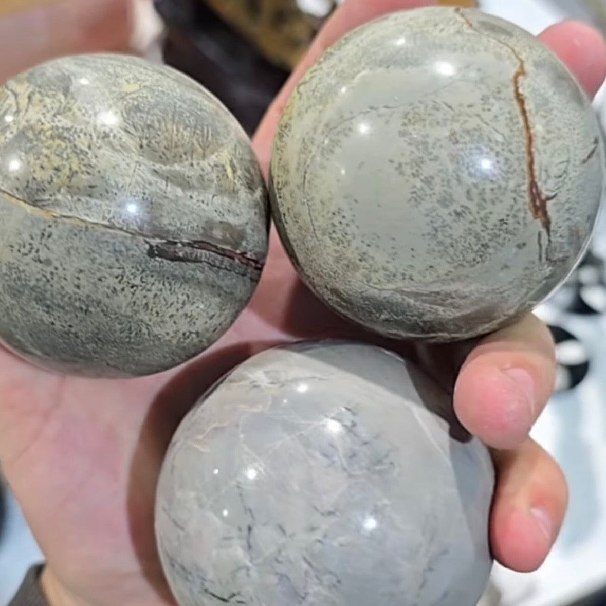 Picture Jasper crystal sphere