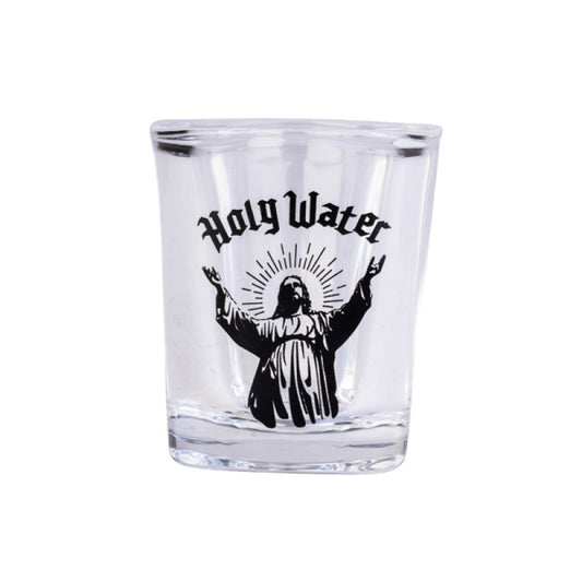 Jesus holy water drinking shot glass