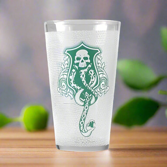 Harry Potter Voldemort snake skull glass tumbler