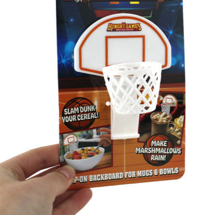 Novelty food basketball game