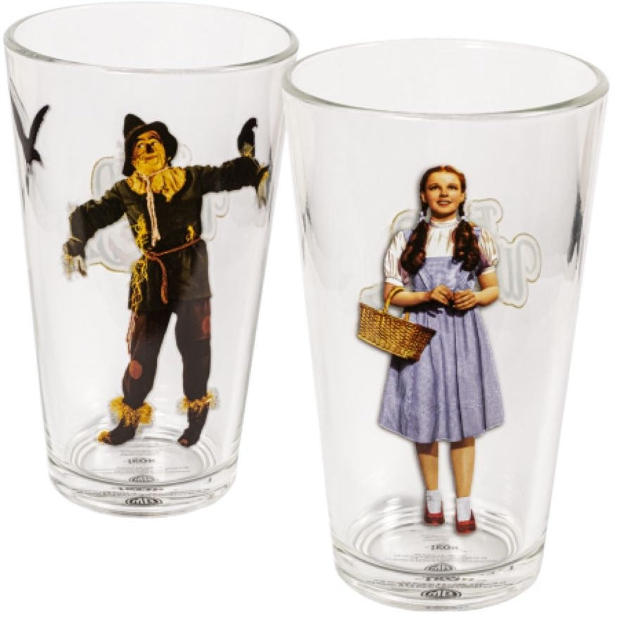 Wizard of Oz movie glass tumbler set 4