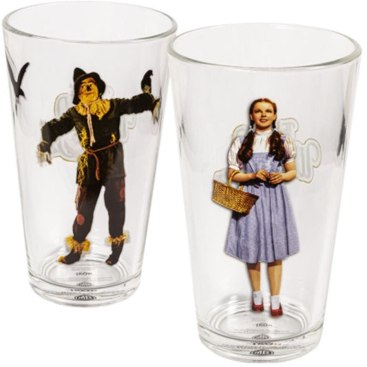 Wizard of Oz movie glass tumbler set 4