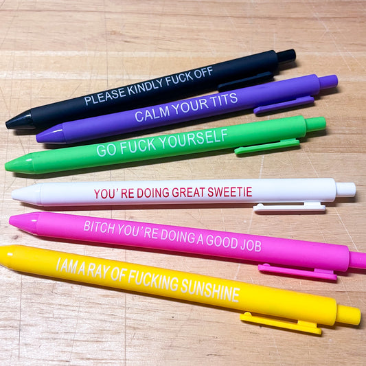 Bitchy / rude / cheeky ballpoint pen