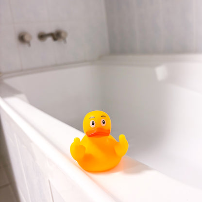 Fuk u rude finger duck off bath toy