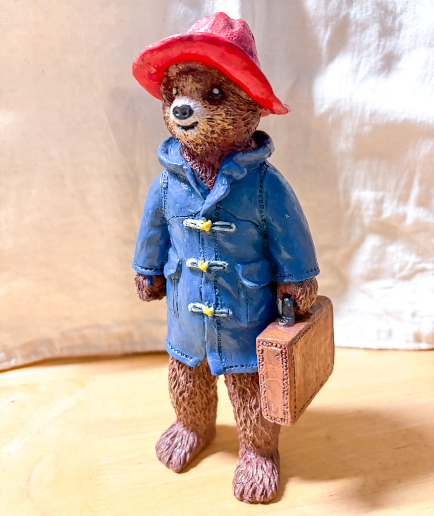 Paddington bear resin statue
