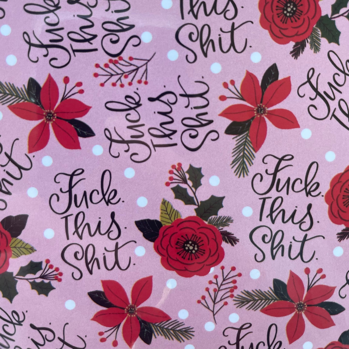 Swearing naughty wrapping paper or gift wrapping service
