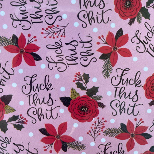 Swearing naughty wrapping paper or gift wrapping service