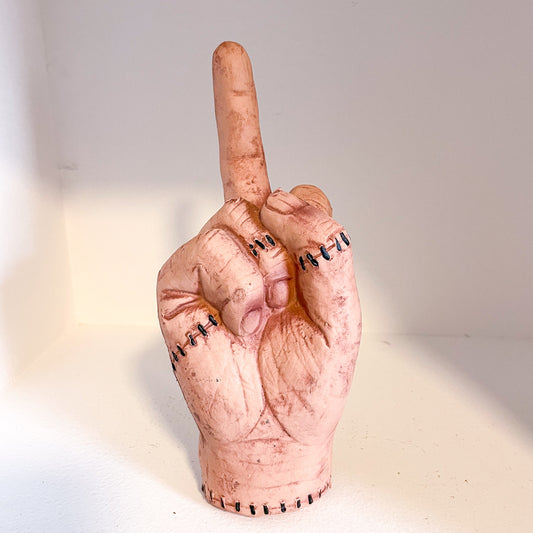 Addams family movie Thing hand rude finger