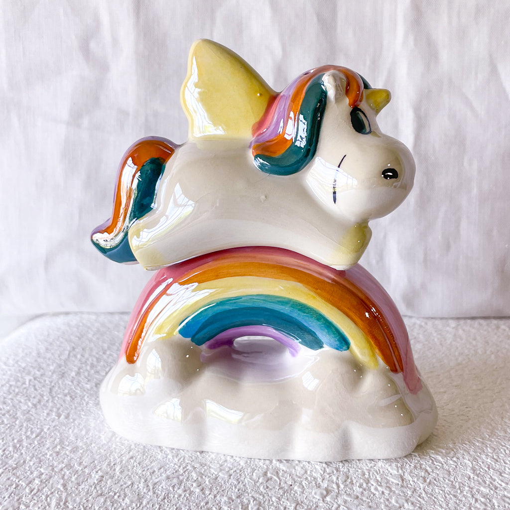 Unicorn rainbow good vibes salt n pepper set
