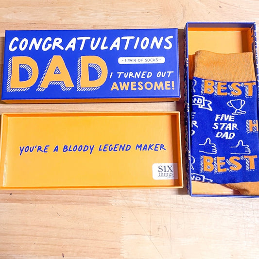 Dad gift box socks