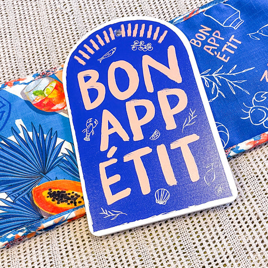 Bon appetit trivet or oven mitt