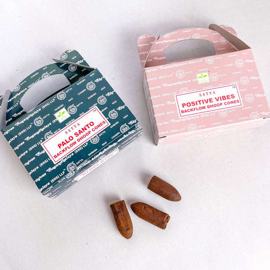 Backflow incense cones box