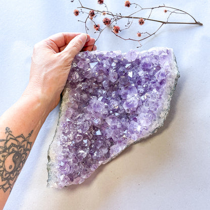Amethyst crystal cluster XL display specimen 2kg