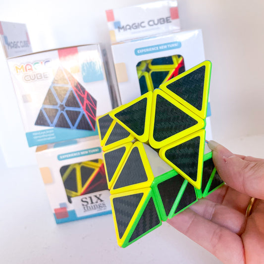 Pyramid magic rubix cube puzzle game
