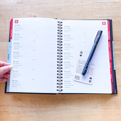 Can't remember shit faux leather journal