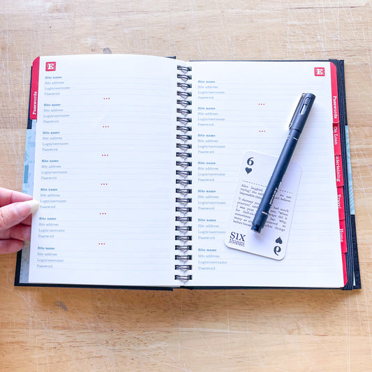 Can't remember shit faux leather journal