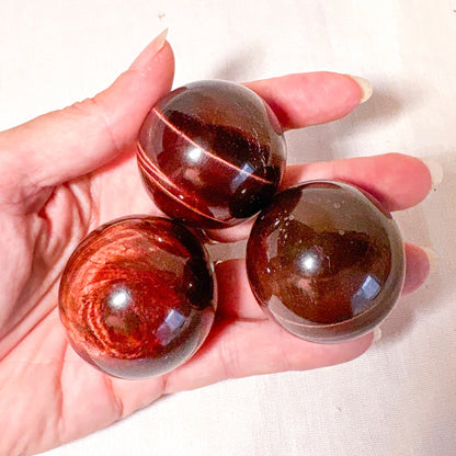 Dragons eye (Red Tiger eye) crystal sphere