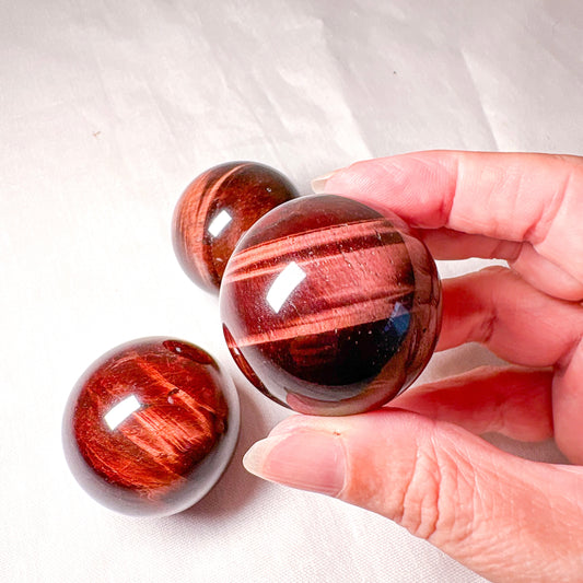 Dragons eye (Red Tiger eye) crystal sphere