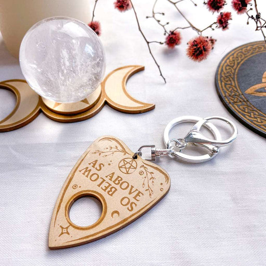 As above witches key chain / ring