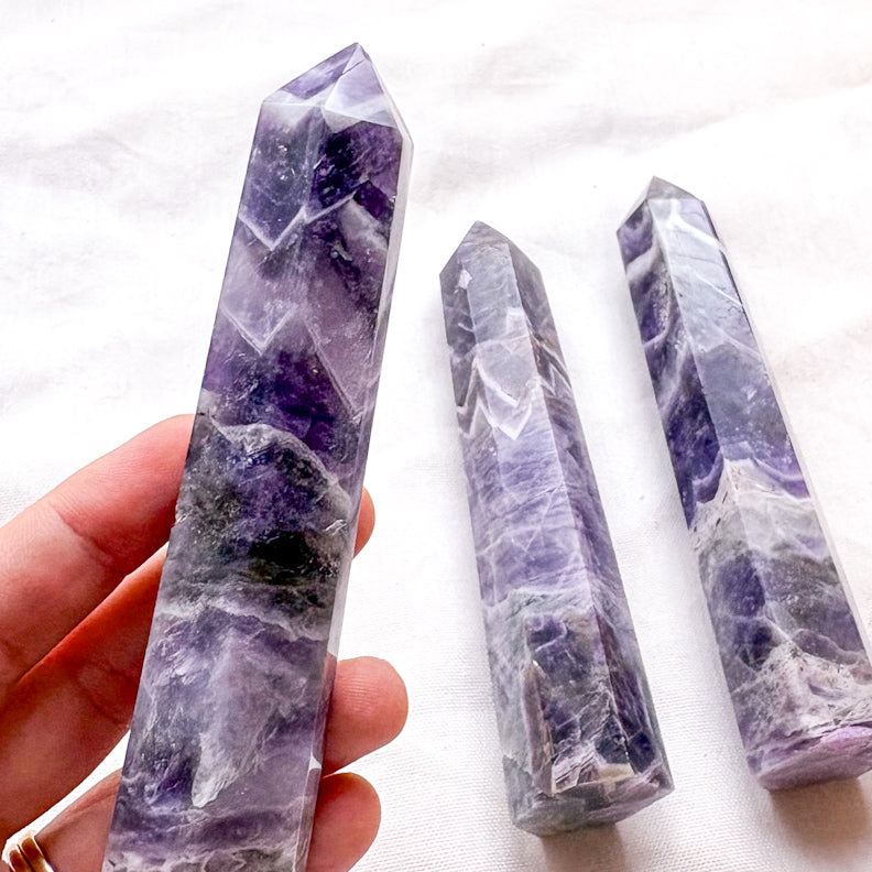 Amethyst Phantom Chevron point tower