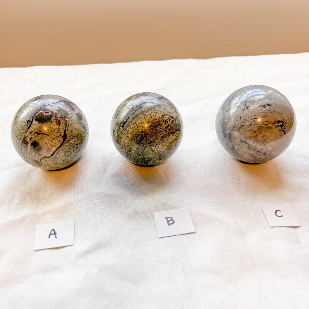Picture Jasper crystal sphere